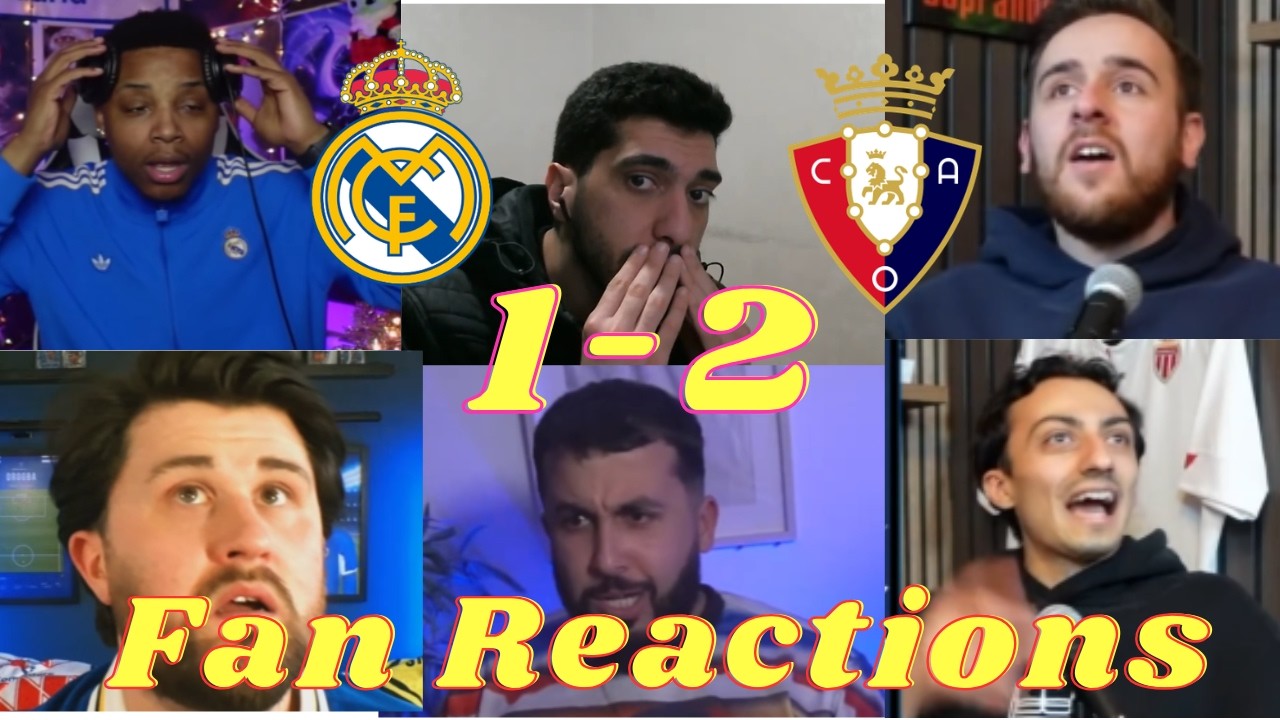 FAN REACTIONS: Real Madrid STUNNED by 90th Minute Winner vs Osasuna! 😱 | 2-1 Shock Defeat