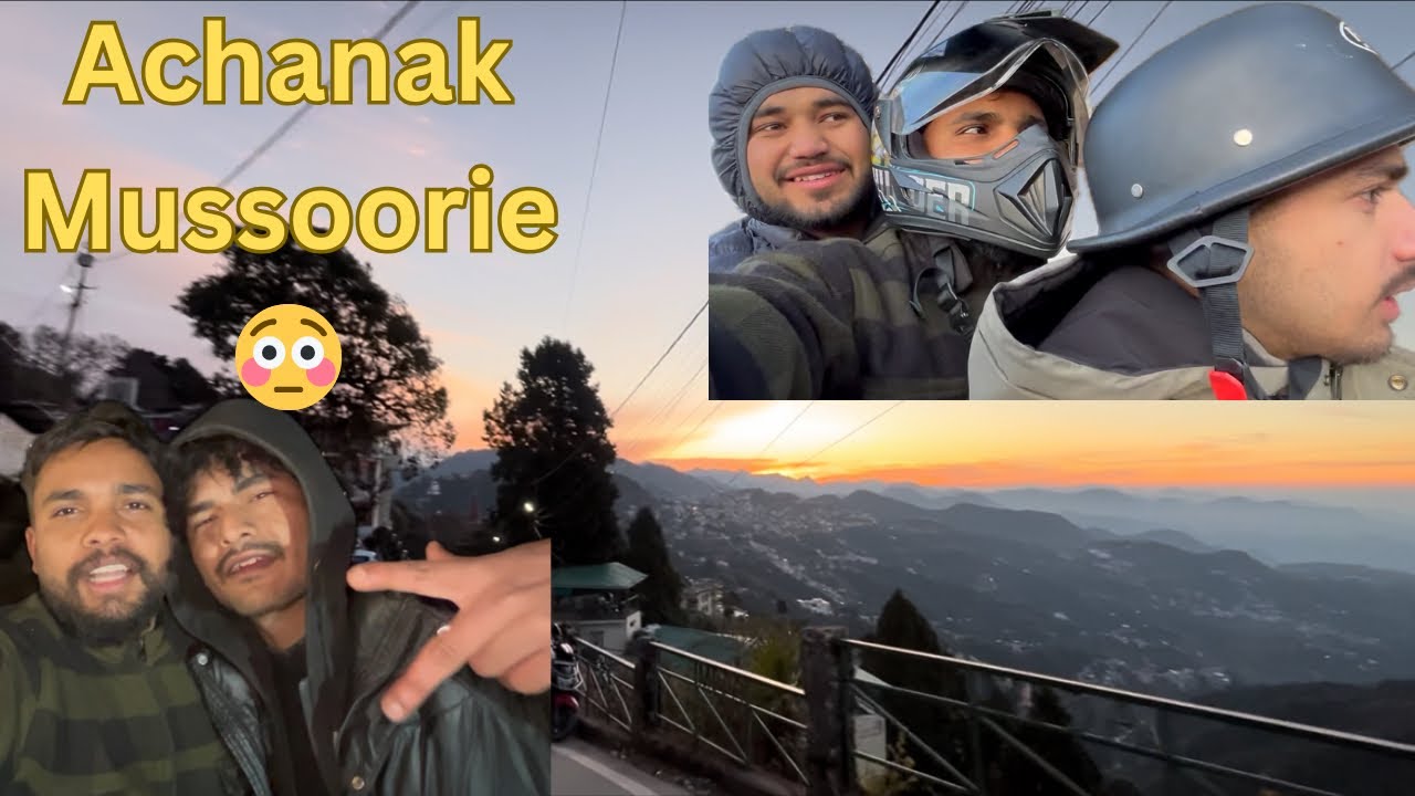 Achanak Mussoorie 😳 | Raat Bhar Drive + Sunrise View 🌄