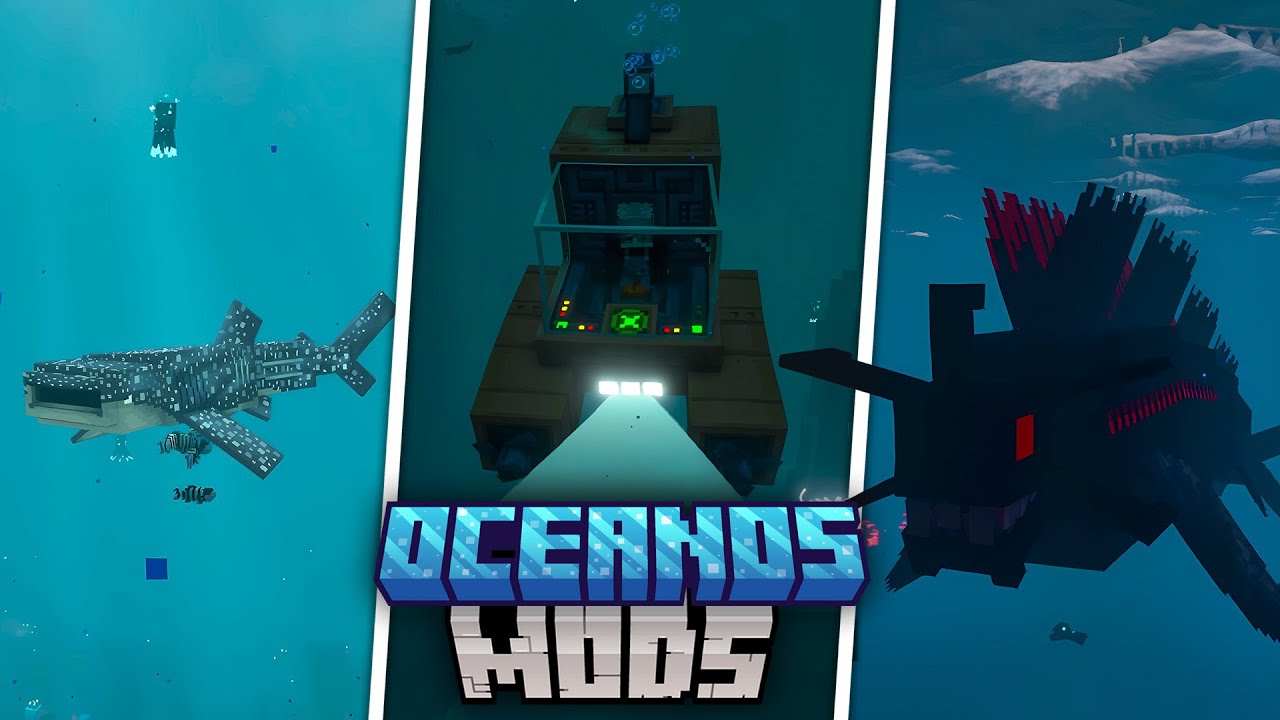 TOP 15 MODS que TRANSFORMAN el Oc&eacute;ano de Minecraft