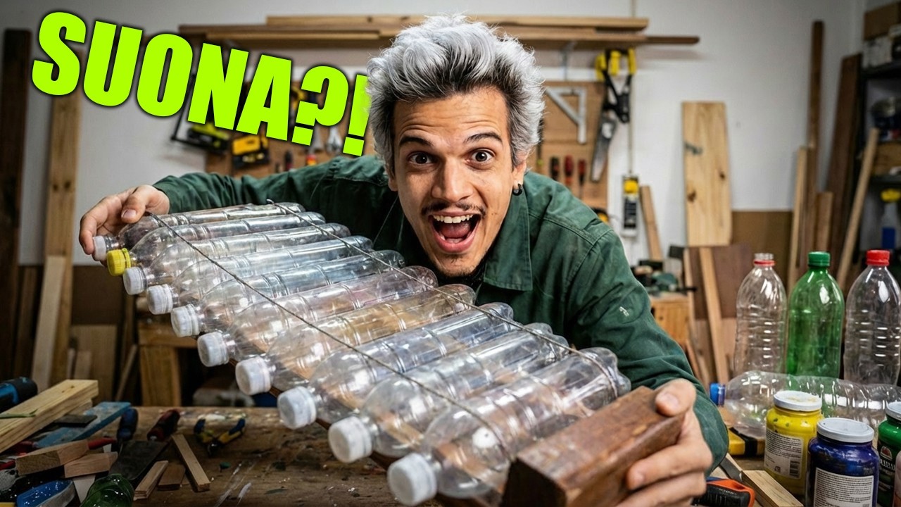 Ho trasformato 10 BOTTIGLIE di PLASTICA in uno STRUMENTO