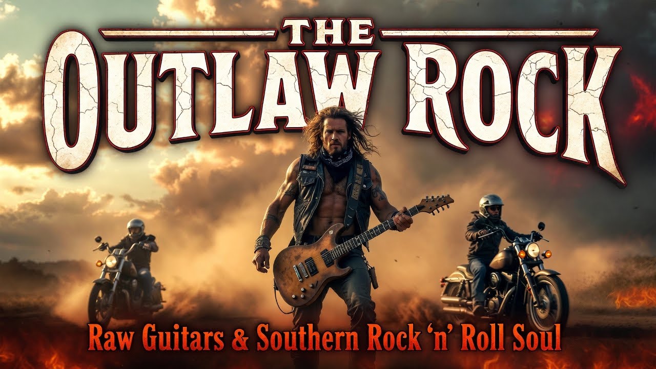 Best Music Rock n Roll 🔥 The Outlaw Rock 🎸 Raw Guitars & Southern Rock ’n’ Roll Soul