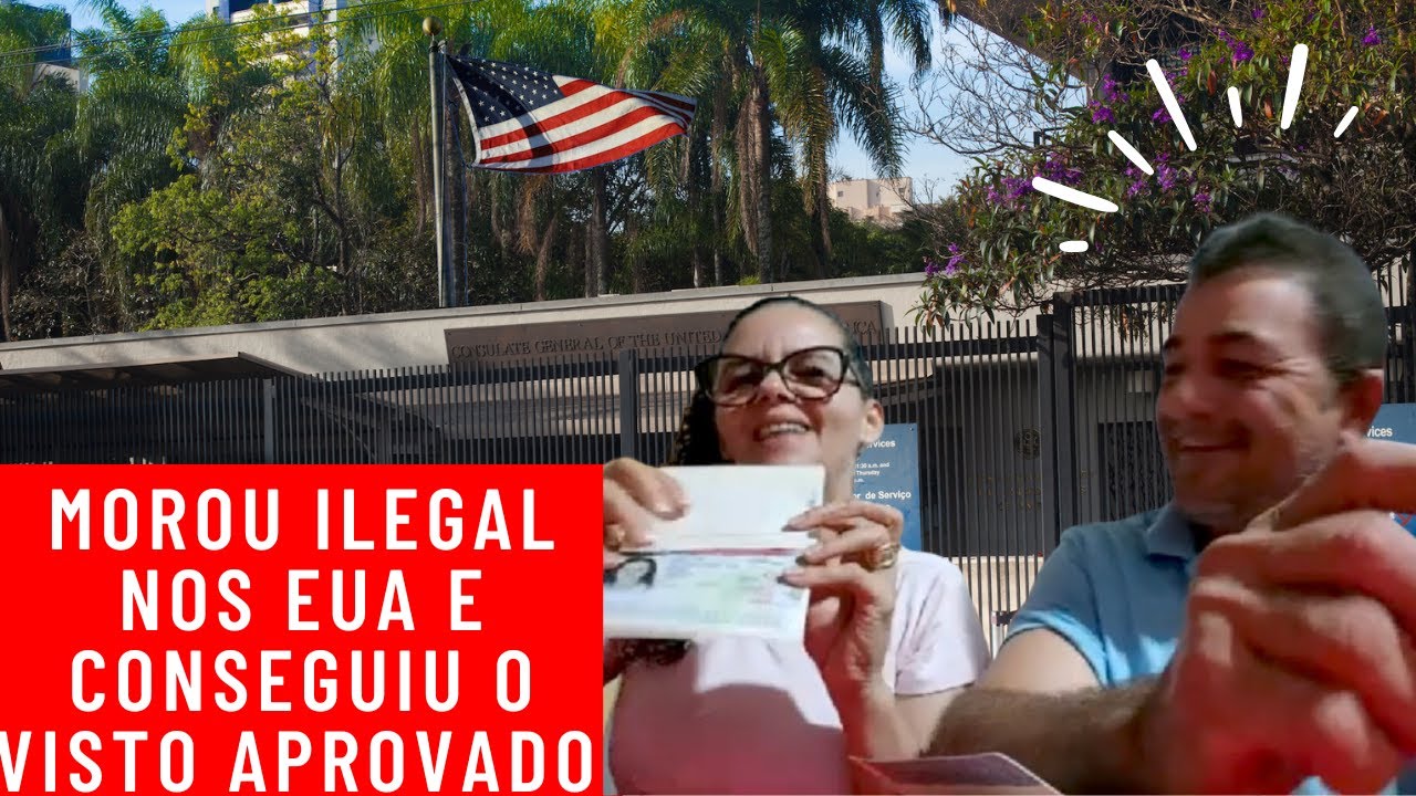 DEPOIS DE MORAR 2X ILEGALMENTE NOS ESTADOS UNIDOS, ELE CONSEGUIU TER O VISTO APROVADO!!! 🇺🇸🥳🙏🏼