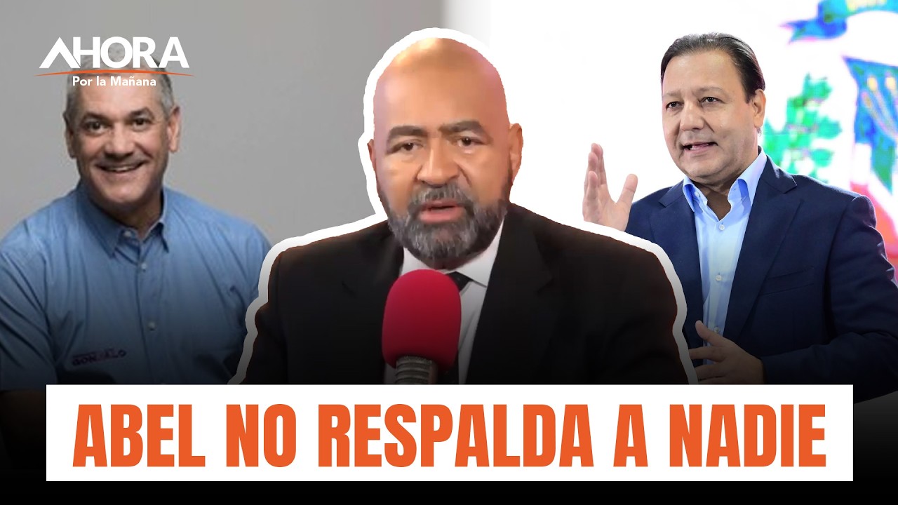Abel Martínez no apoyará a Gonzalo Castillo ni a ningún otro del PLD