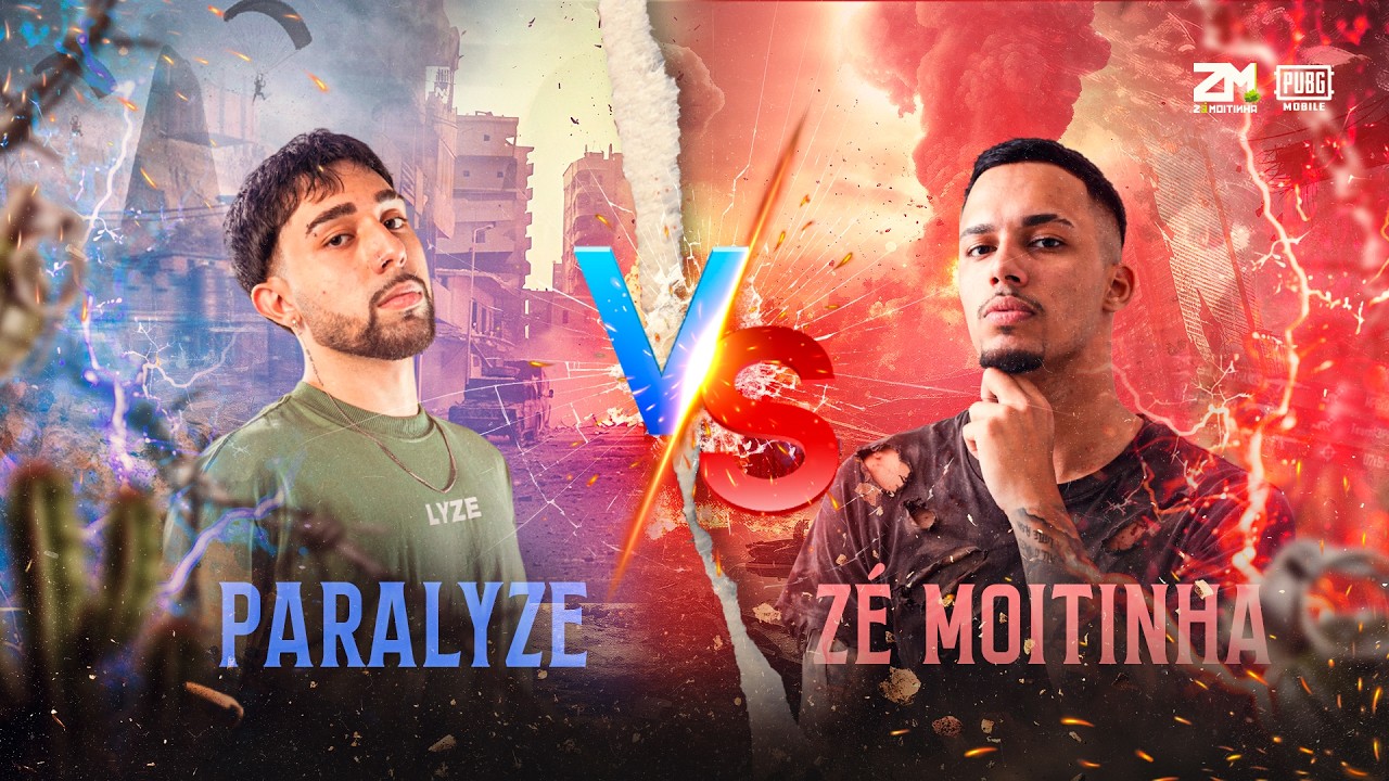 ZÉ MOITINHA vs PARALYZE EM HACIENDA DEL PATRON | MIRAMAR - PUBG MOBILE