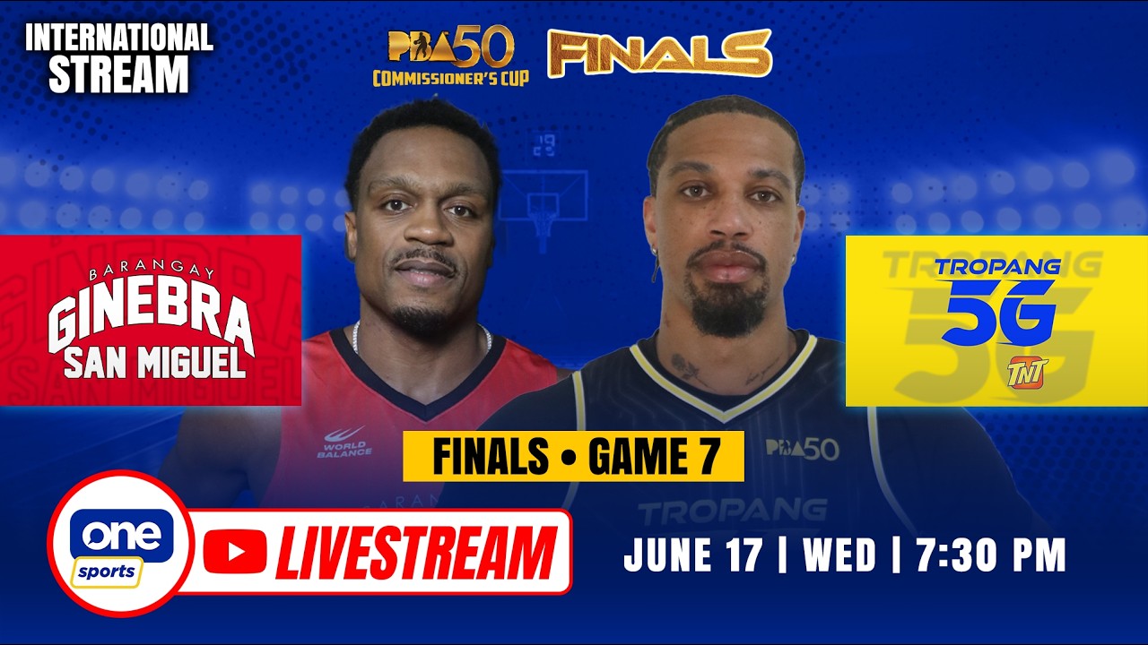 LIVE: BARANGAY GINEBRA vs TNT | PBA SEASON 50 COMMISSIONER&rsquo;S CUP FINALS GAME 7 | JUNE 17, 2026