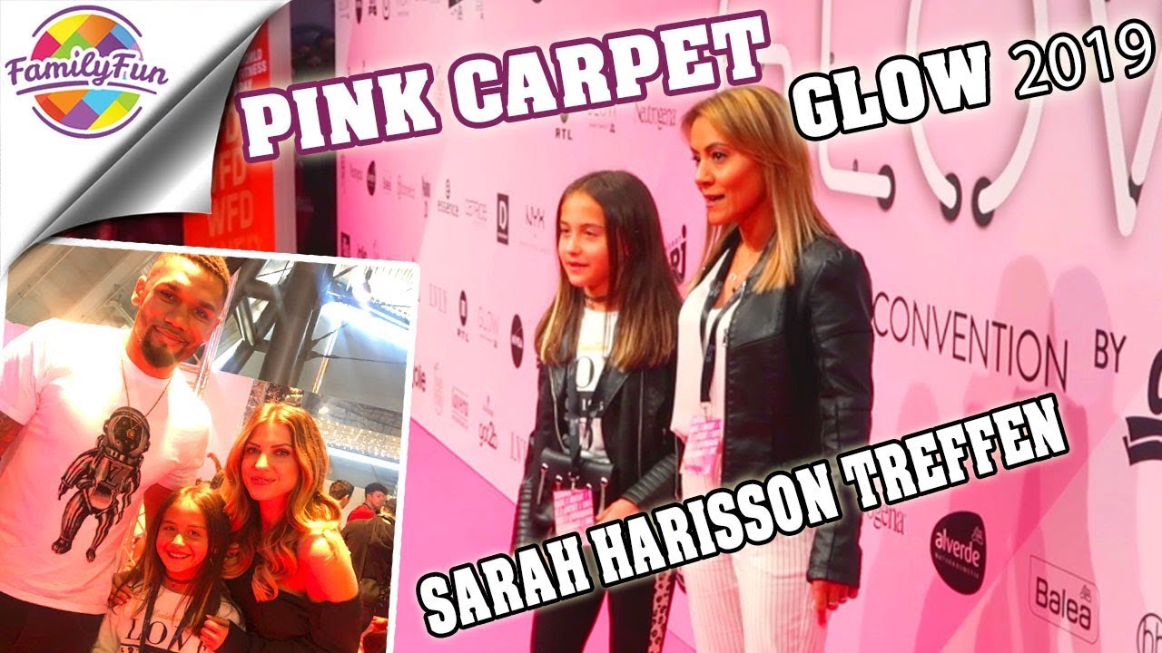 GLOW STUTTGART pink Carpet  🤩 Stars SARAH HARISSON HAUTNAH TREFFEN  😍 Mileys Welt & Family Fun