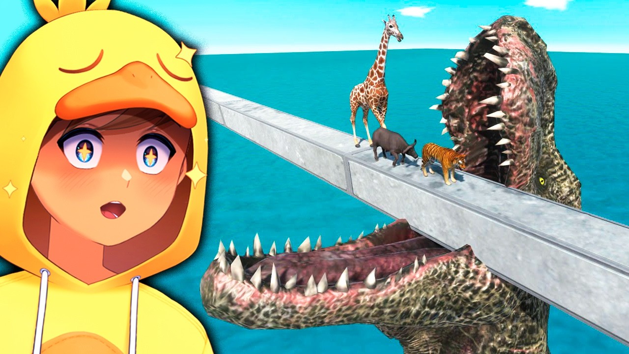 ESCAPE do T-REX GIGANTE no ARBS! | Saito Reage