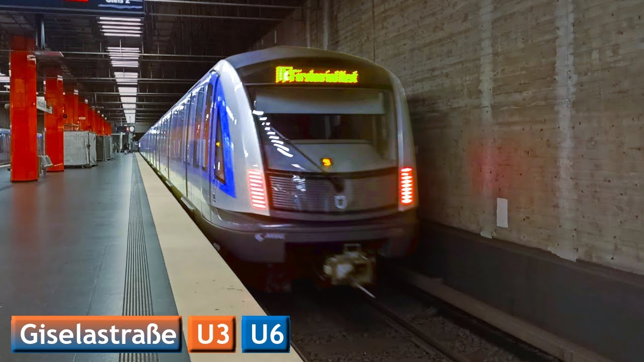 Giselastraße U3 - U6 : Мюнхенский метрополитен ( MVG C2 - A )