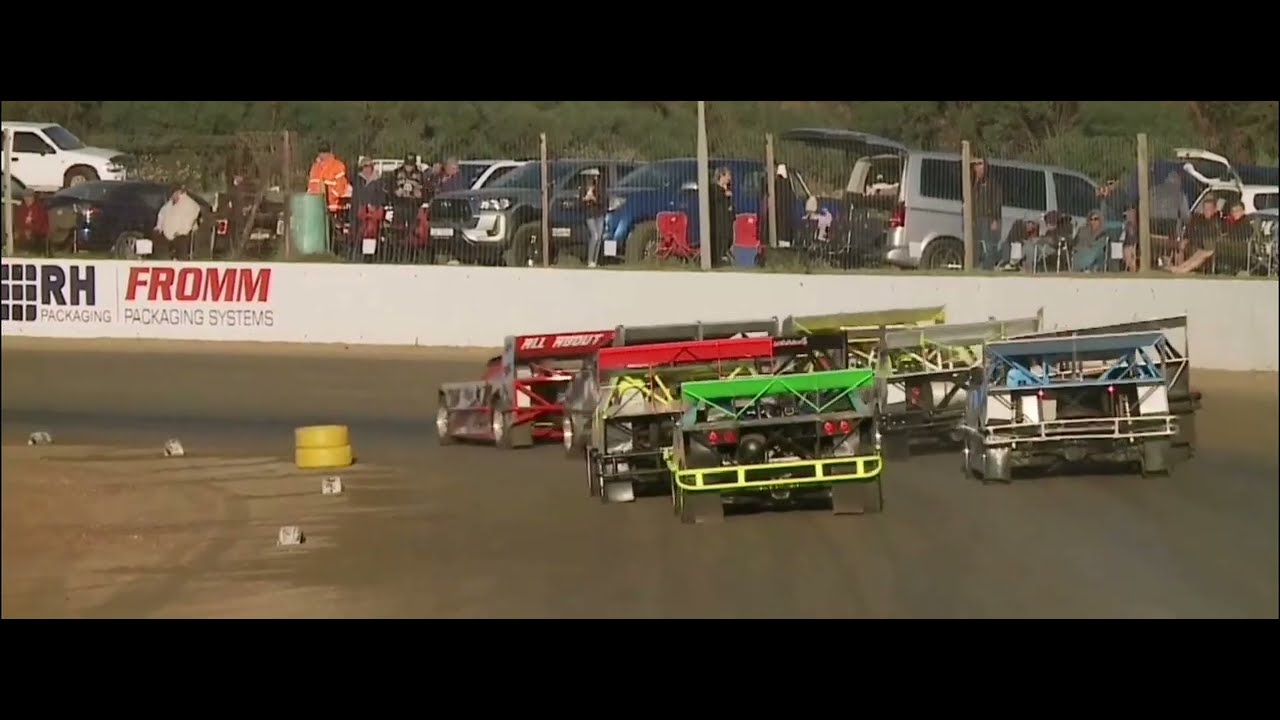 American Saloons (V8's) Heat 1 - WOMZA Dirt Nationals - PEOTR - 29/04/2022
