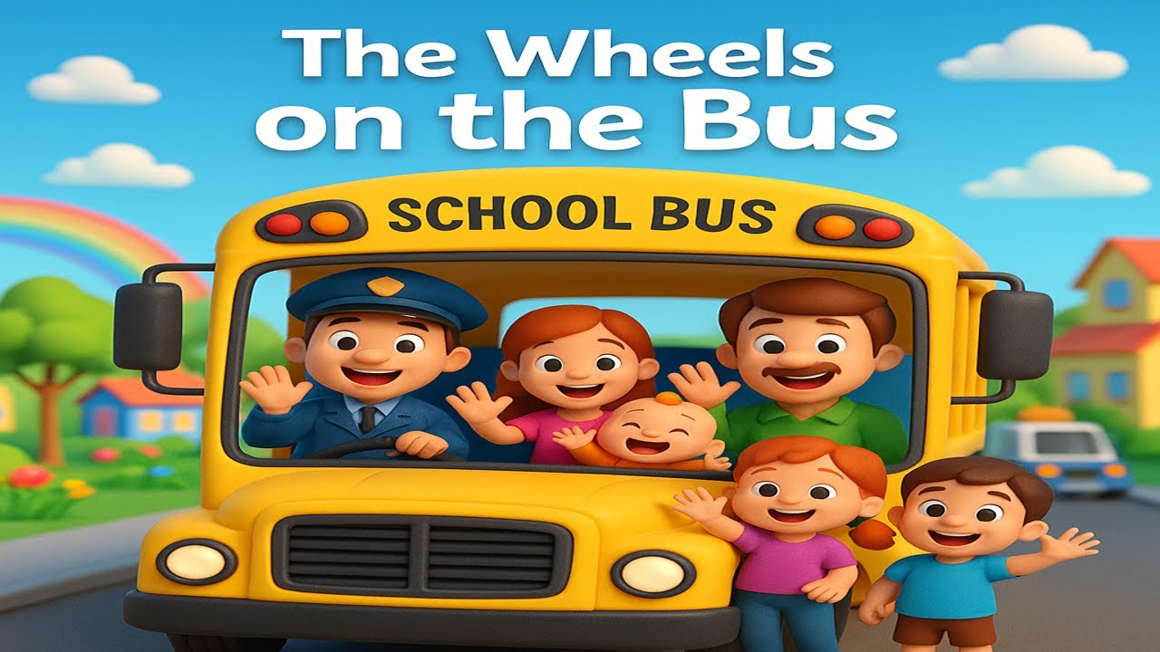 “The People on the Bus 🚌 | Fun Kids Song You Can’t Stop Singing!”