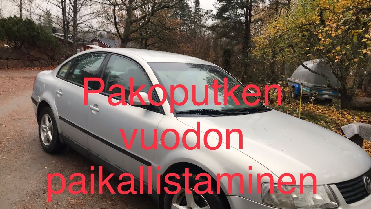 Pakoputken vuodon paikallistaminen talvipakkasta apuna hy&ouml;dynt&auml;en