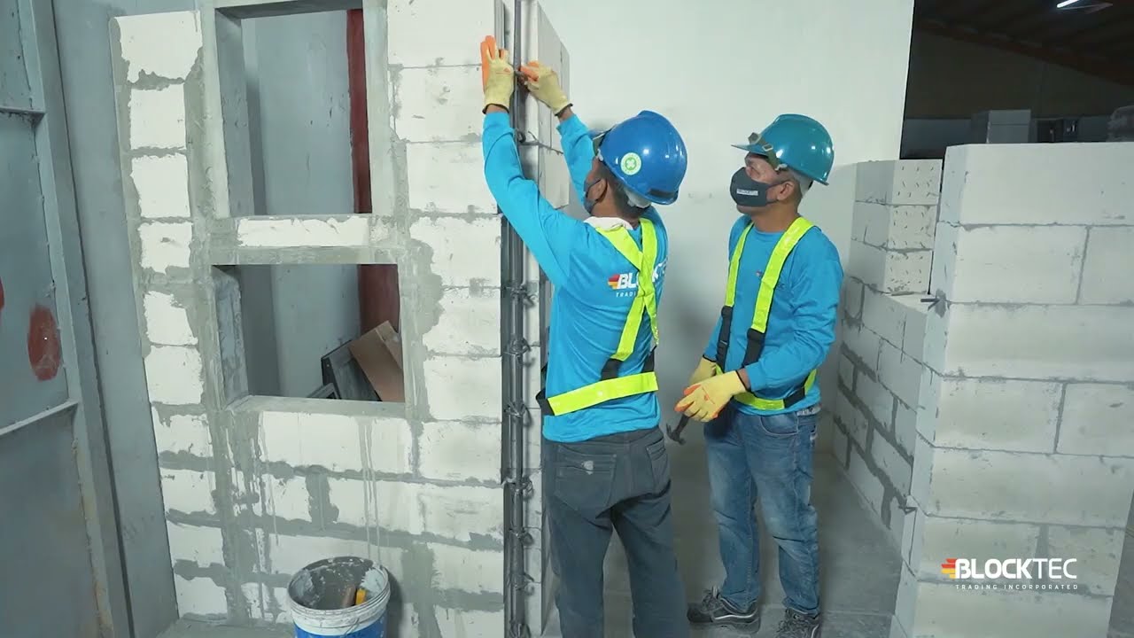 Door Installation on Blocktec AAC Blocks Wall System