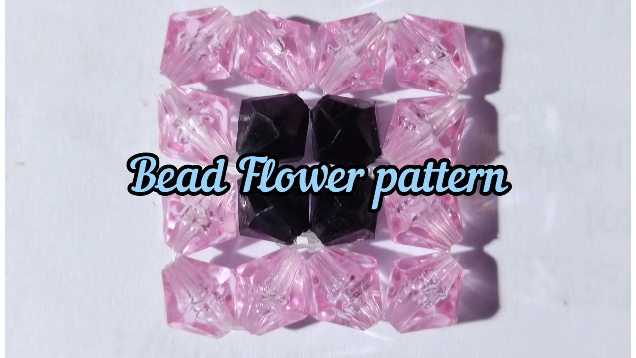 Beaded Flower Pattern-# 2// Beaded flower