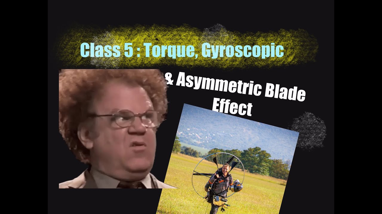 Class 5   Torque effect, Gyroscopic Precession & Asymmetric Blade Effect