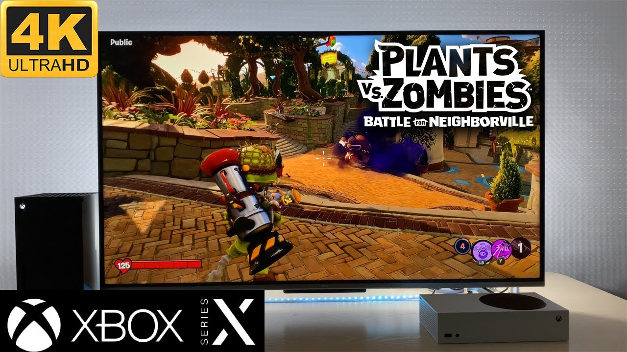 Plants vs Zombies Battle for Neighborville - Gameplay Xbox Series X (4K TV)