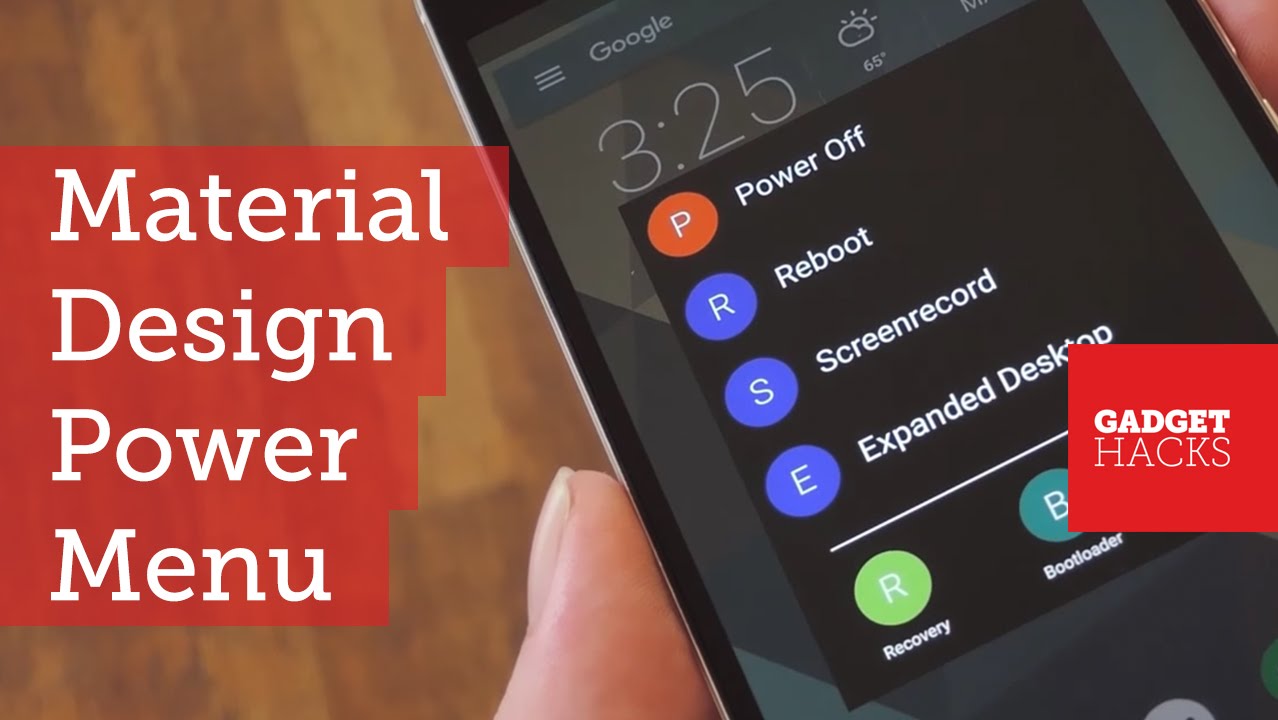 Completely Customize Android's Power Menu with Material Design [How-To]