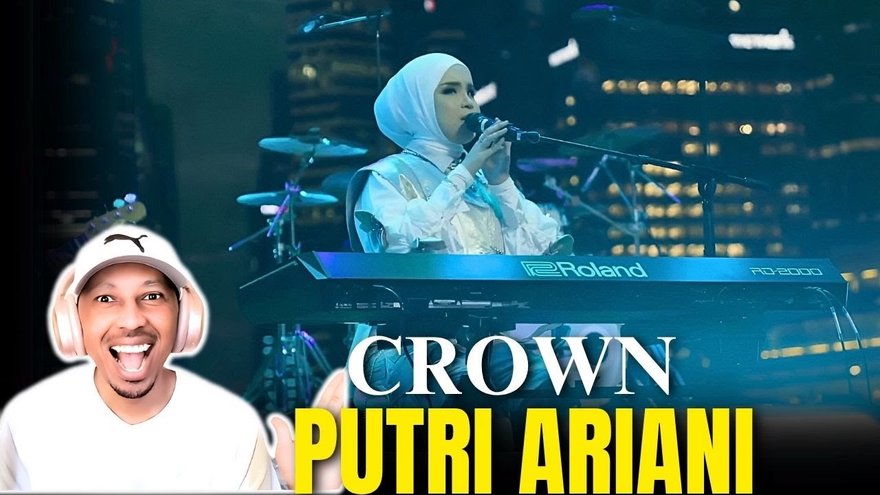 Putri Ariani - CROWN (SINGAPORE LIVE) | REACTION VIDEO