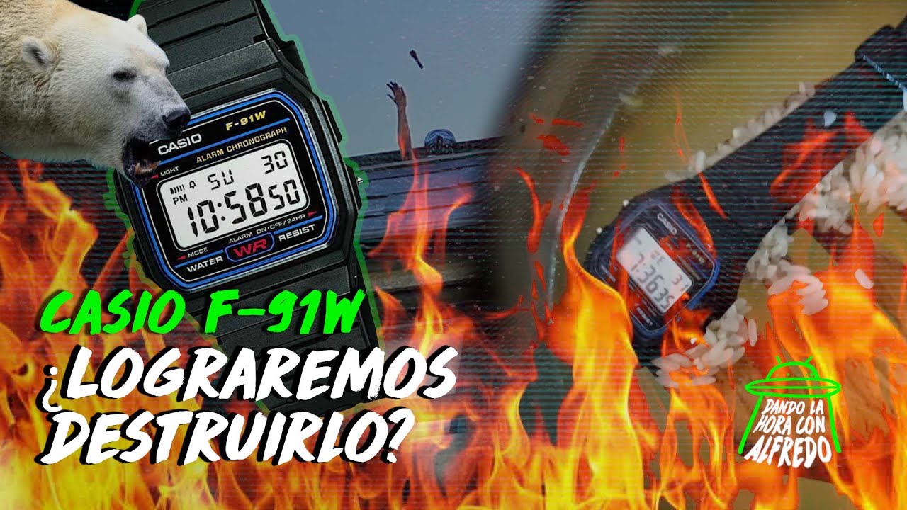 Casio F-91W ¿Lograremos destruirlo?