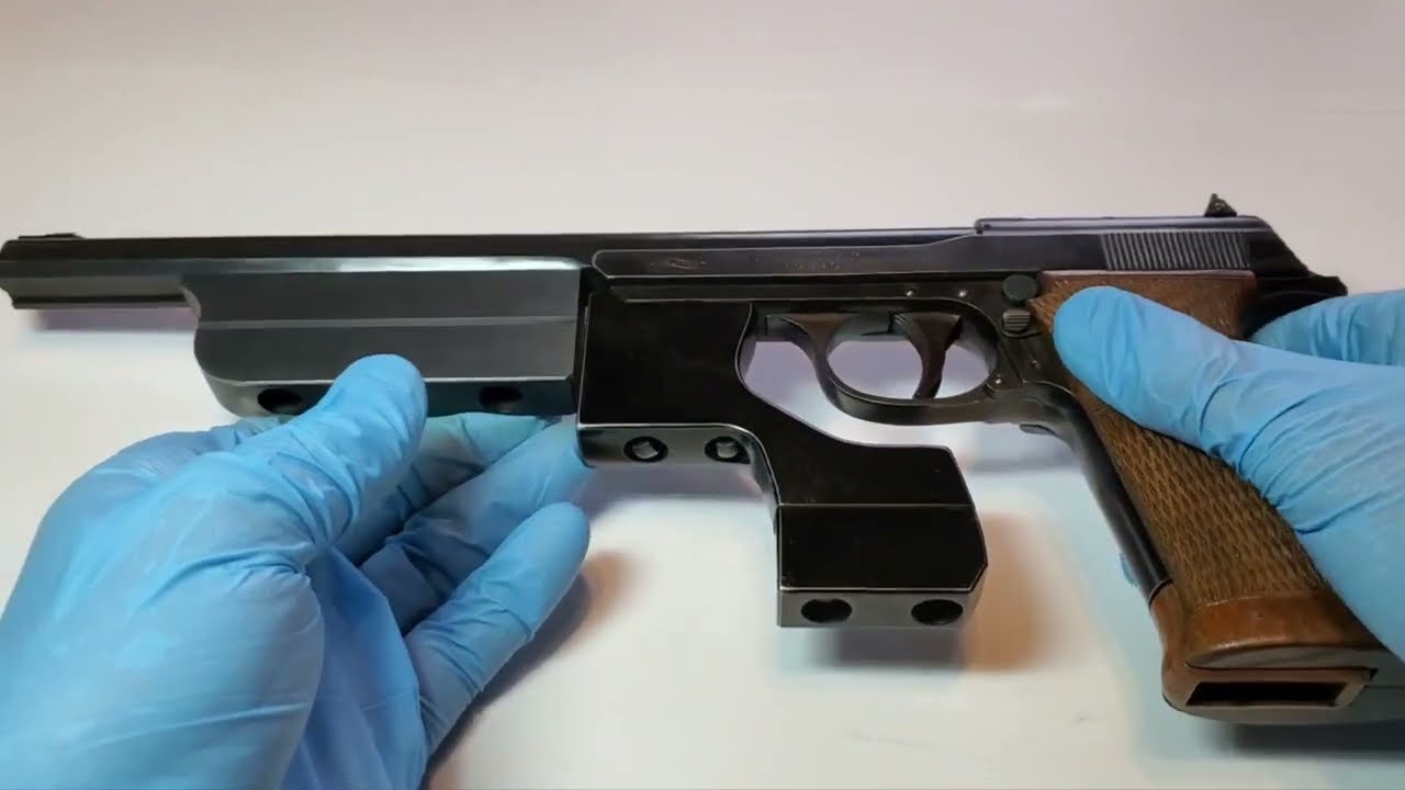 Rare Walther Funfkampf (Pentathlon) Olympia Pistole Model 1936 caliber .22 (5.6mm)