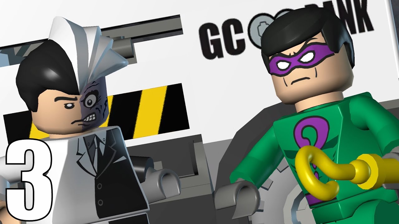 Two-Face Chase! LEGO Batman Gameplay Walkthough Chapter 3 - No Commentary