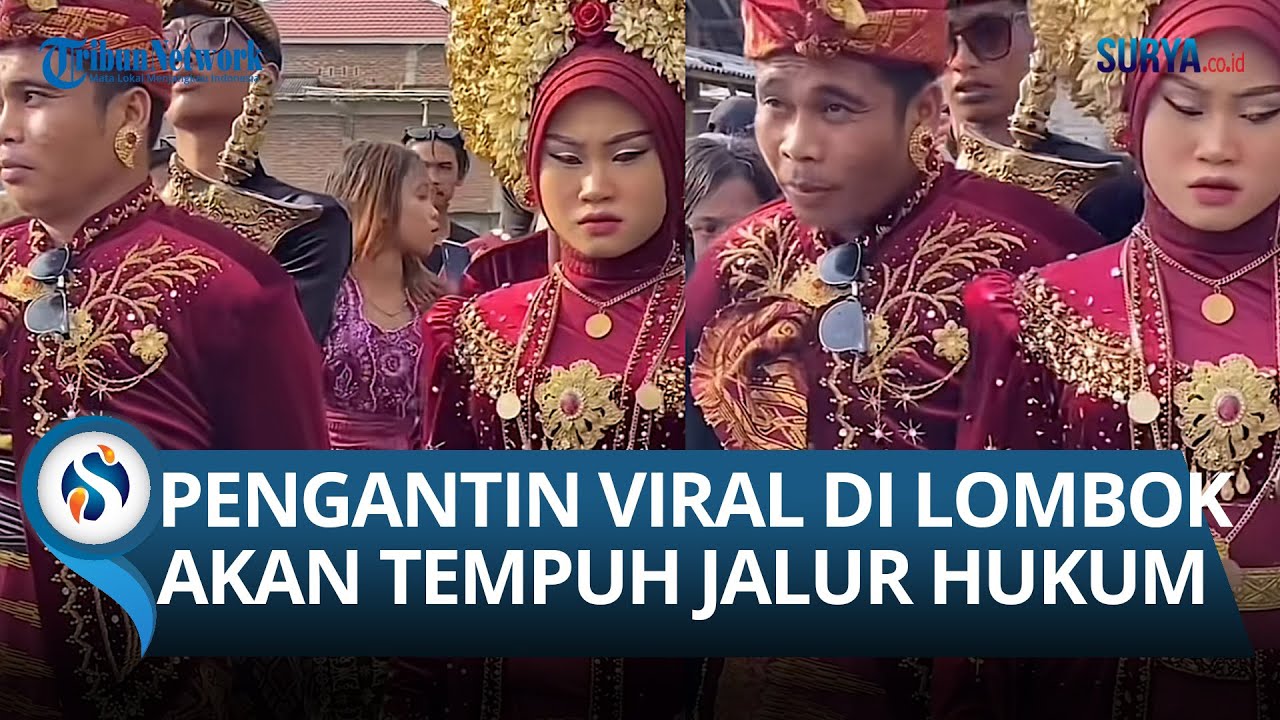 Viral! Pengantin Viral di Lombok Siap Tempuh Jalur Hukum, Tudingan Peluk Mantan Disebut Fitnah!