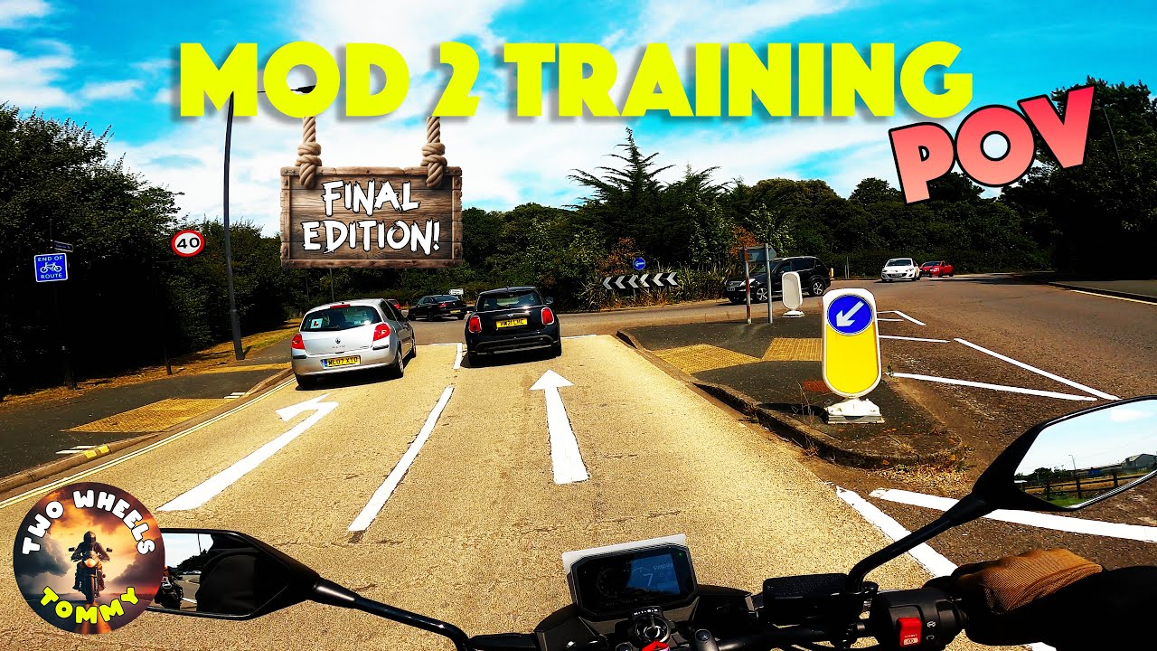 Module 2 Motorcycle Training POV - Final Ride Before MOD 2 Test - Honda Hornet 750