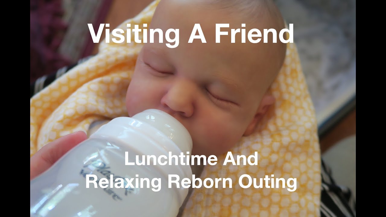 Lunchtime And Reborn Doll Outing. Visiting A Friend!