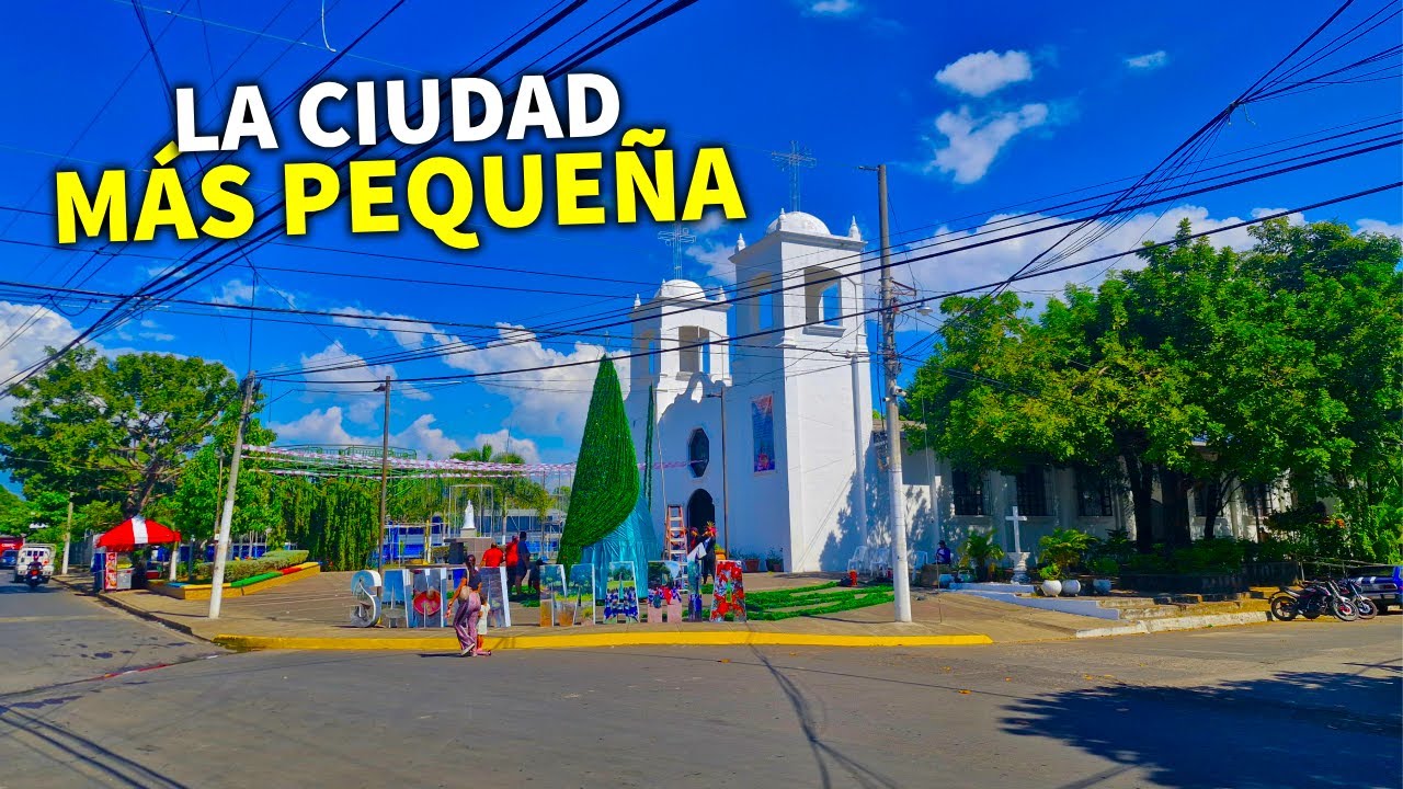 Asi es una de las CIUDADES MAS PEQUEÑAS de EL SALVADOR ¿lo sabias? 