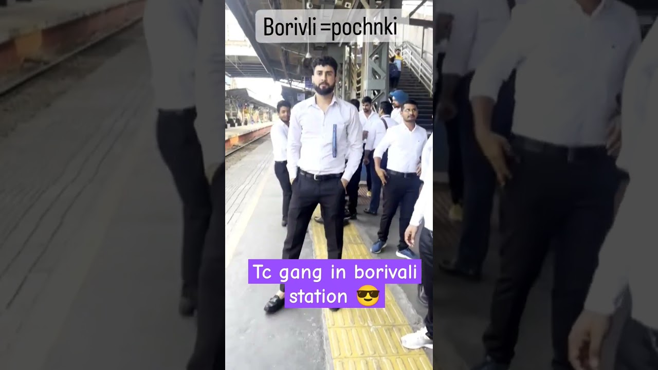 Ticket checker,TC at Borivali 😎 #motivation #train #ntpc #vlog #indiarailway