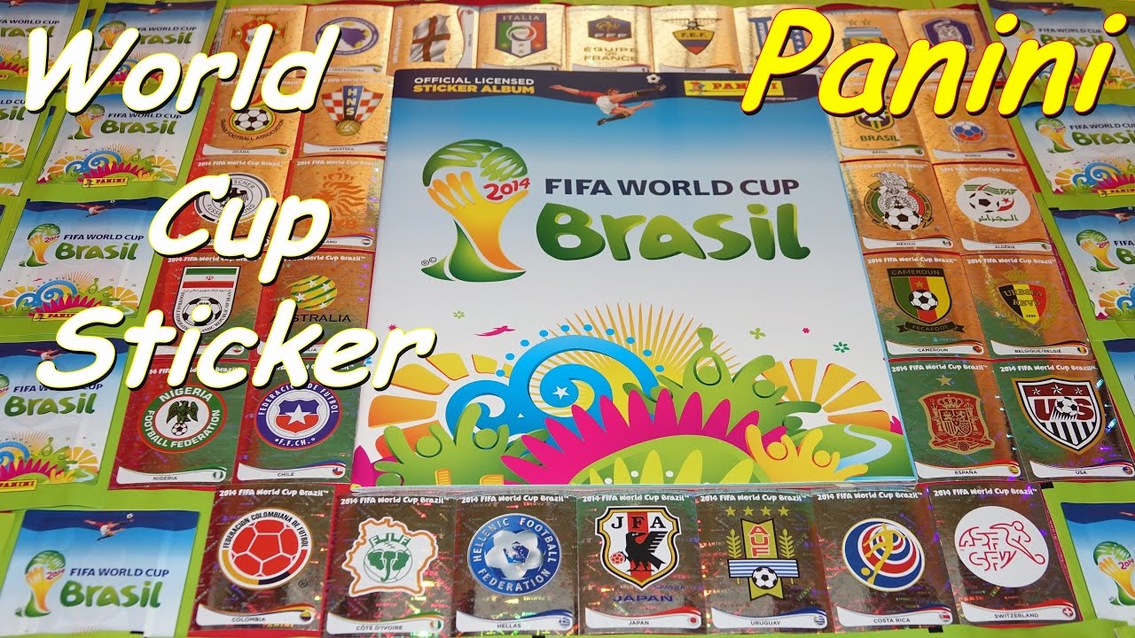 PANINI STICKER FIFA World Cup Brasil 2014 unboxing Sticker in Paninialbum