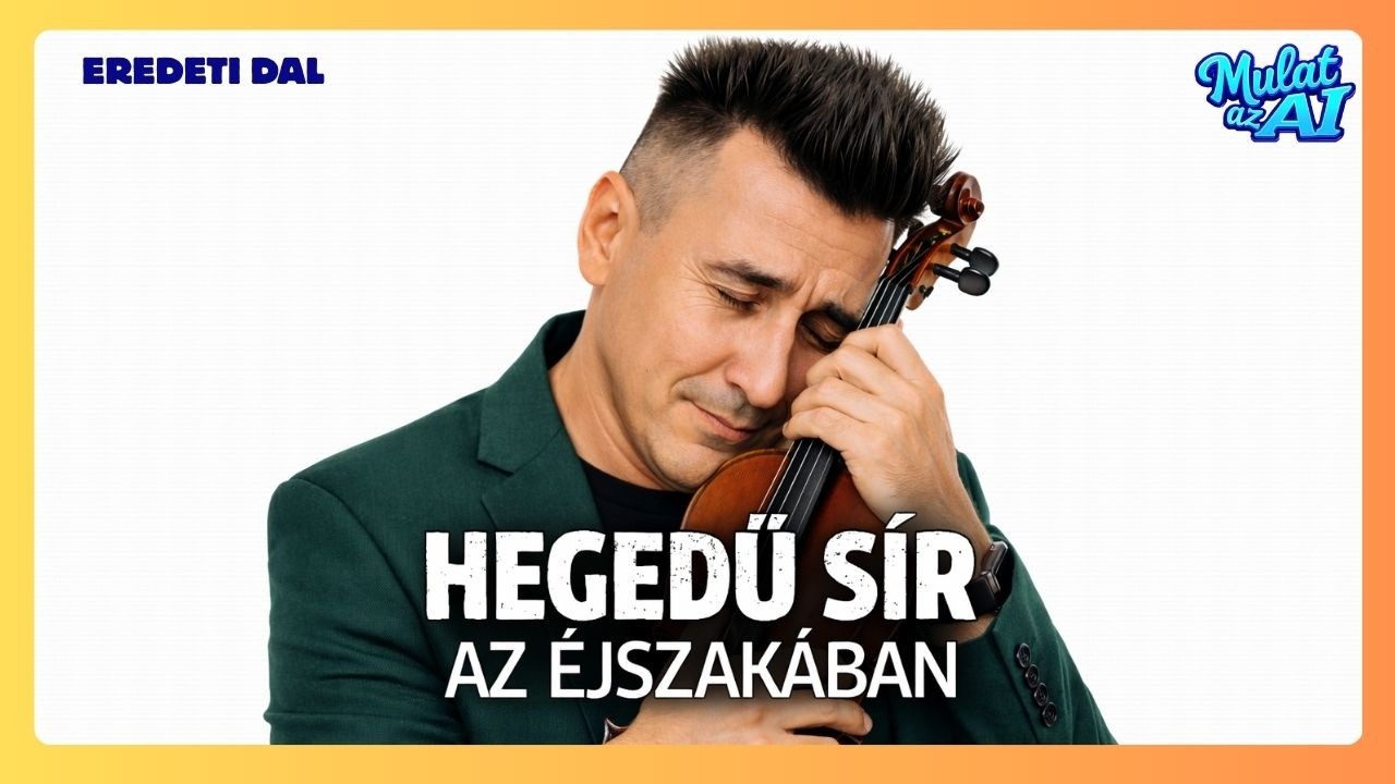 Hegedű sír az éjszakában – Mulat az AI 