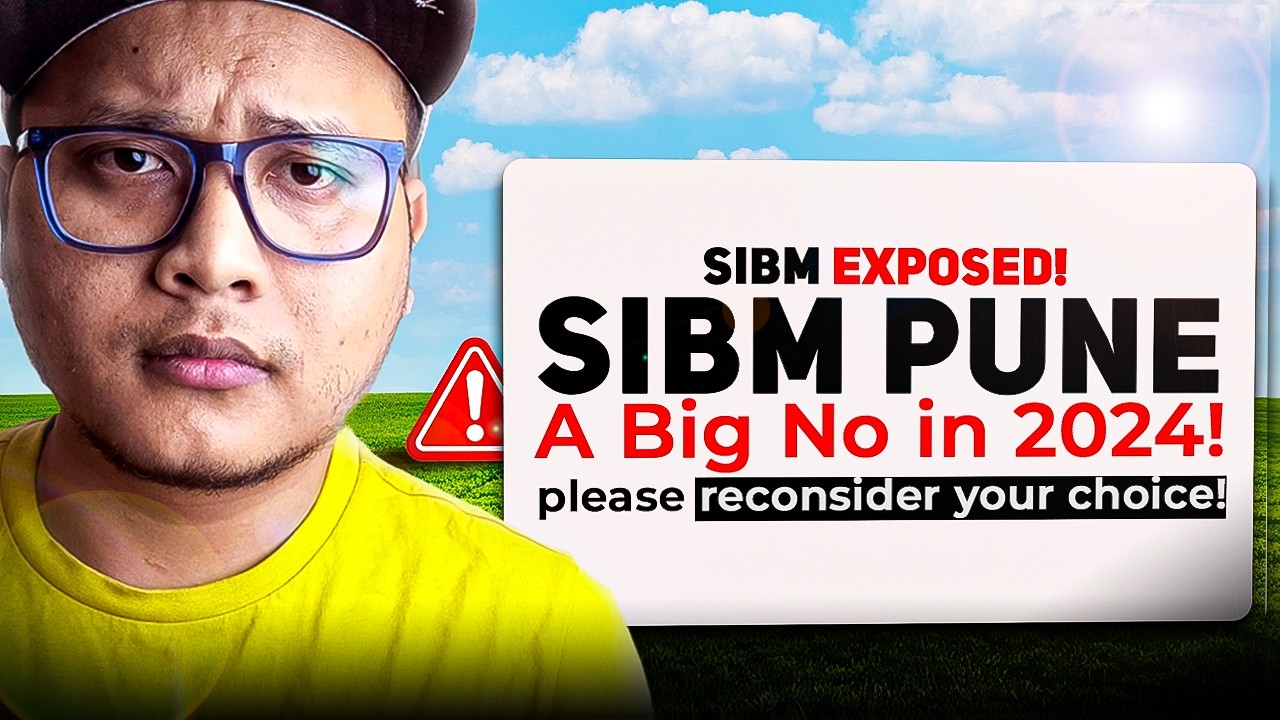 SIBM Pune Honest Review 🤬 | MBA Fees, Real Placements, Campus Life & Hostel Experience 2024-25🔥