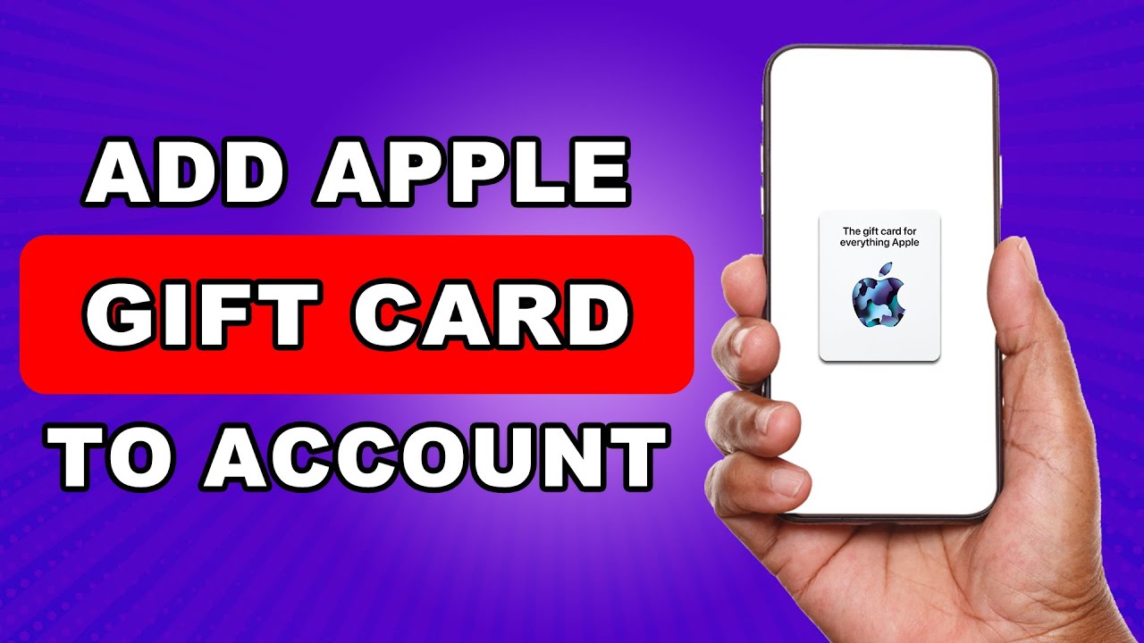How To Add Apple Gift Card To Account - LATEST UPDATE