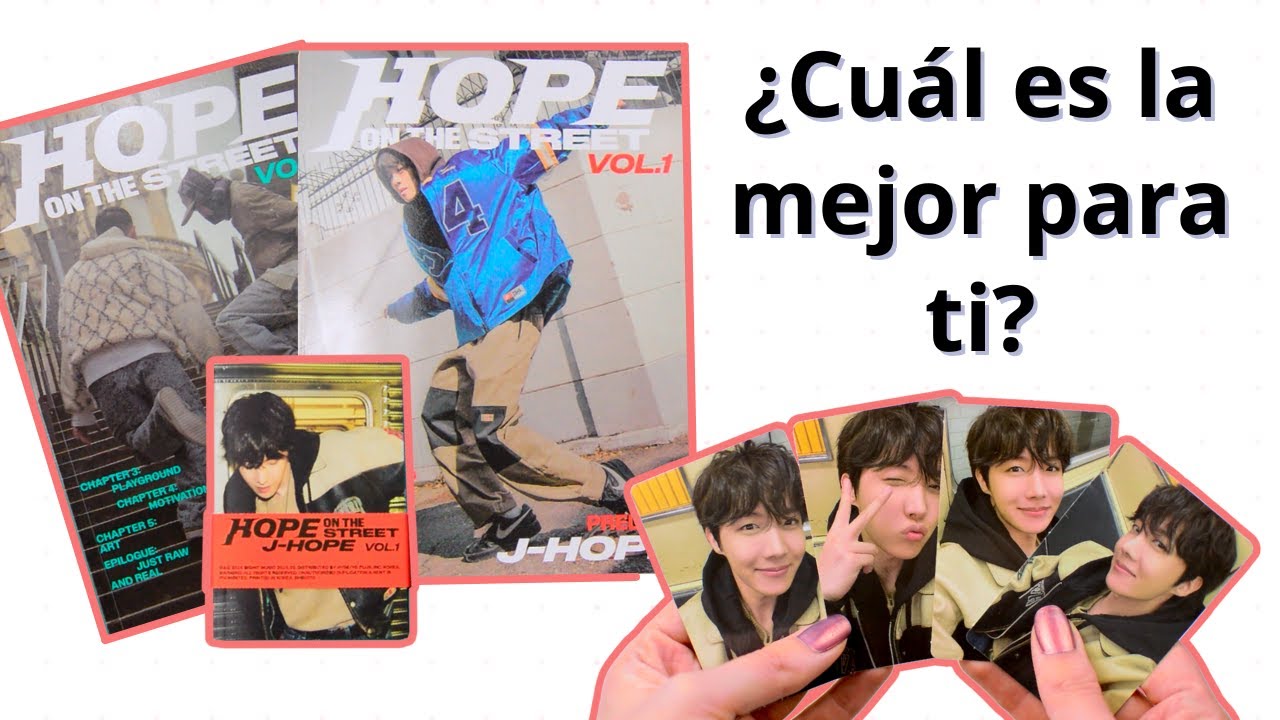 ¿Qué versión de Hope on the Street Vol. 1 deberías comprar? 🤔 | Unboxing J-Hope BTS 💜