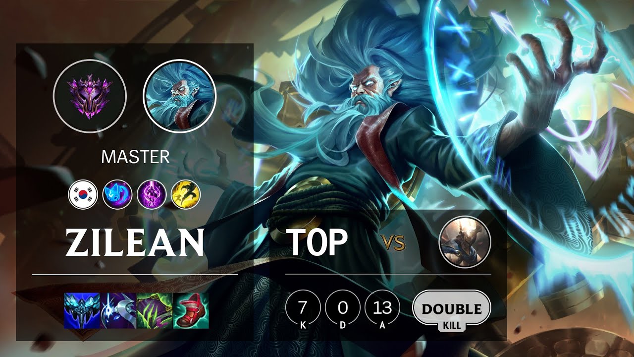 Zilean Top vs Pantheon - KR Master Patch 11.14