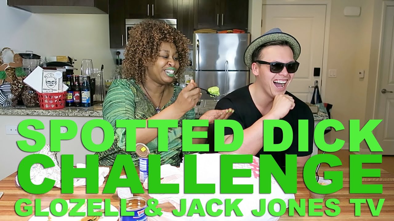 Spotted Dick Challenge - GloZell & Jack Jones TV