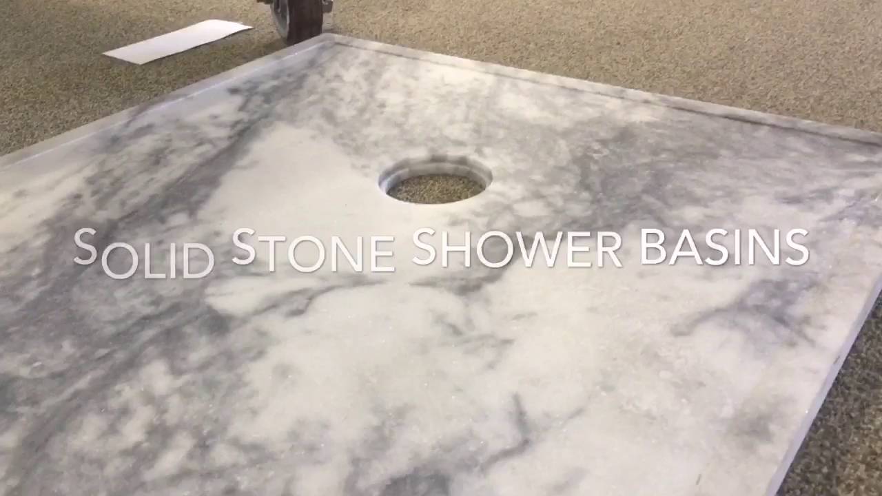 Solid Stone Shower Basins in Denver