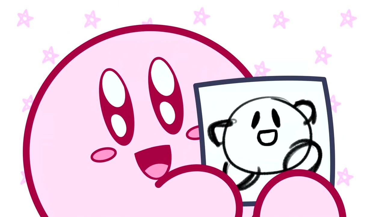 How to draw Kirby