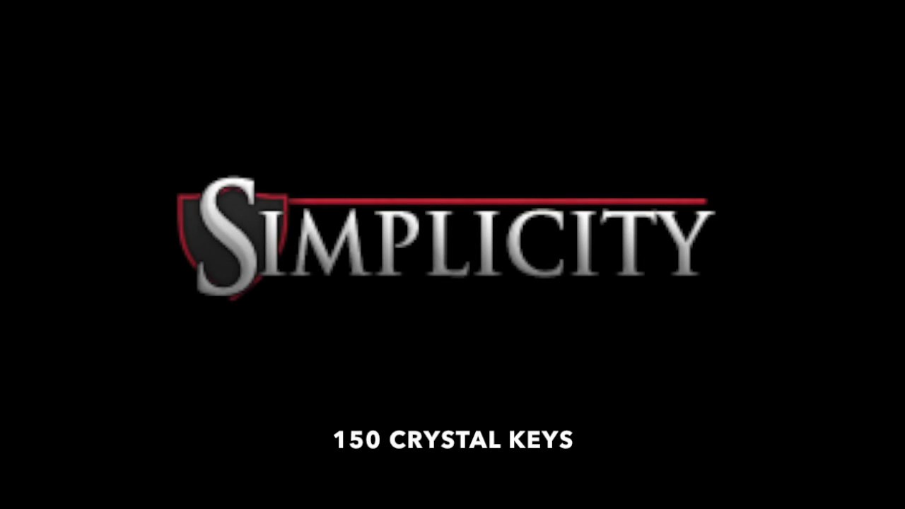 Simplicity RSPS - Crystal Keys