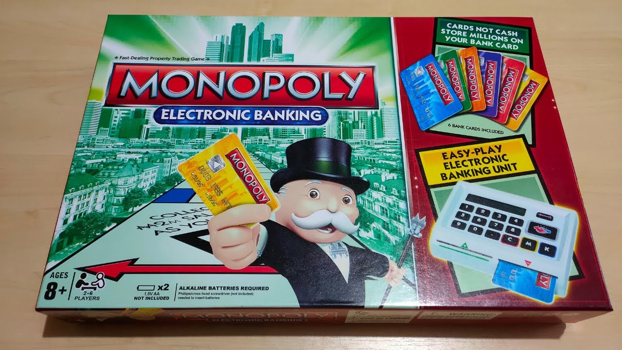 Monopoly Electronic Banking Board Game Unboxing - Shopee Purchase