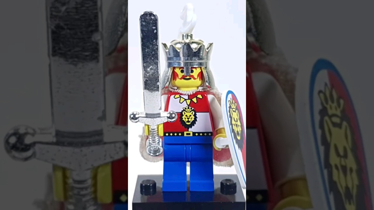 Lego Castle Minifigure: King Richard - Royal Knights Castle 6090 #lego #minifigures #legocastle