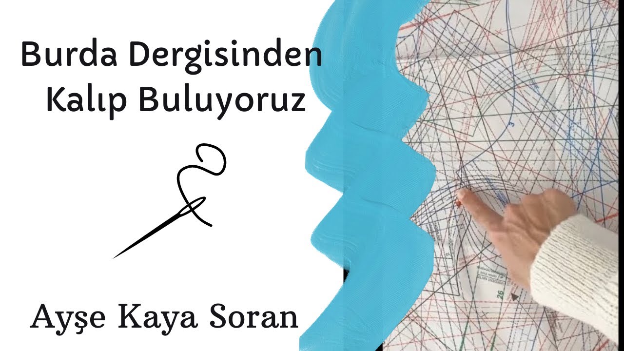 Burda Dergisinden Kalıp Nasıl Çıkarılır?🥰