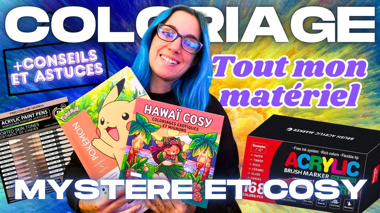 Tout savoir sur mon matériel de COLOS  - Mystères et Cosy