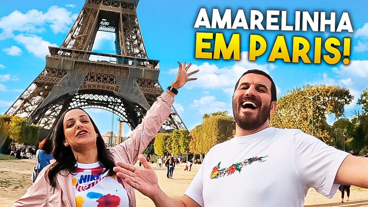 FOMOS ATÉ PARIS ASSISTIR A AMARELINHA EM CAMPO!