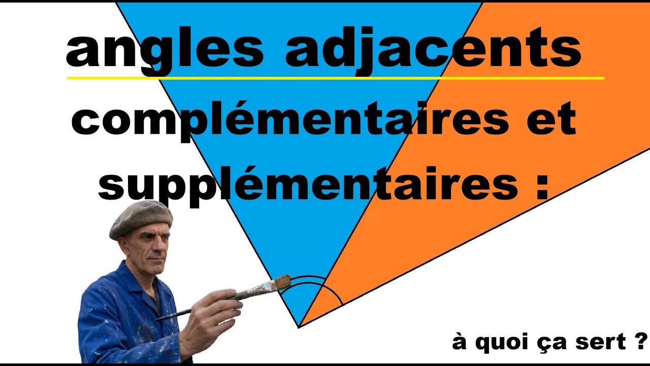 Comment utiliser les angles adjacents pour calculer la mesure d'un angle ? supplémentaires.