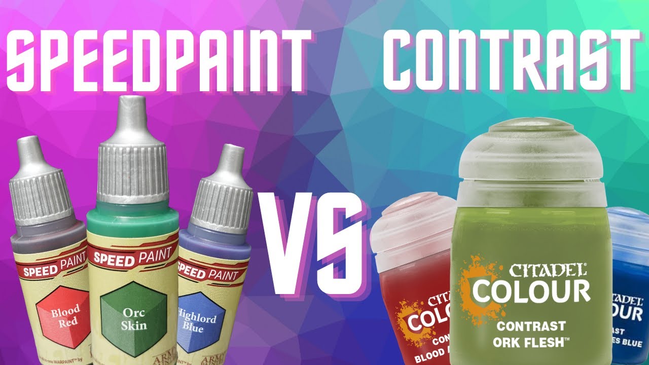 Army Painter Speedpaint vs Citadel Contrast - Which is BETTER?