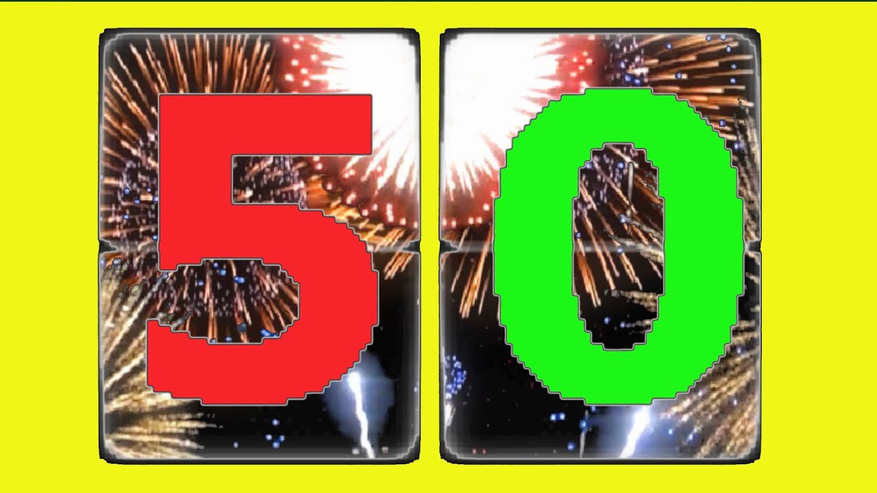 countdown 60 sec happy new year 2017 pixel ( v 8 ) with sound effects