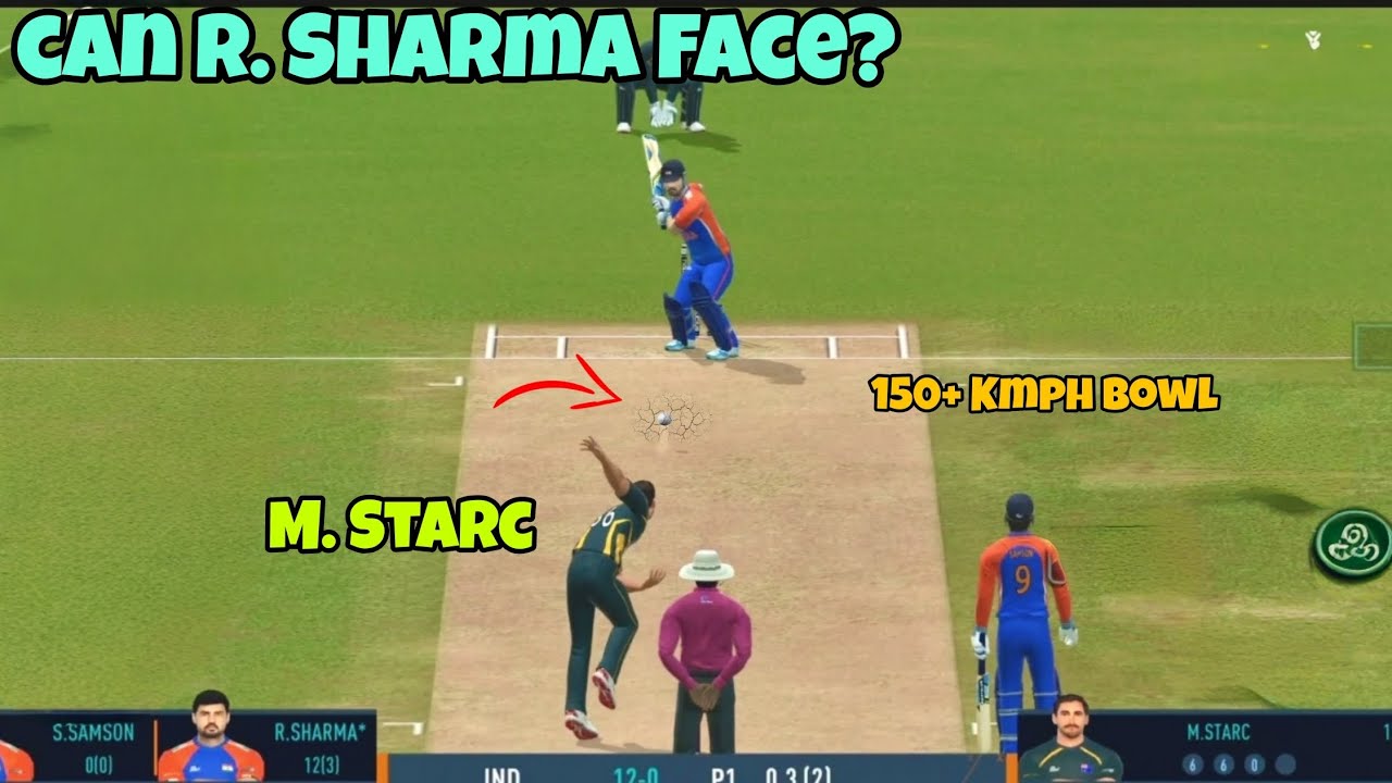 Can Rohit Sharma Handle Mitchell Starc’s 150+ km/h Thunderbolts? 🔥 | IND vs AUS #rc24 