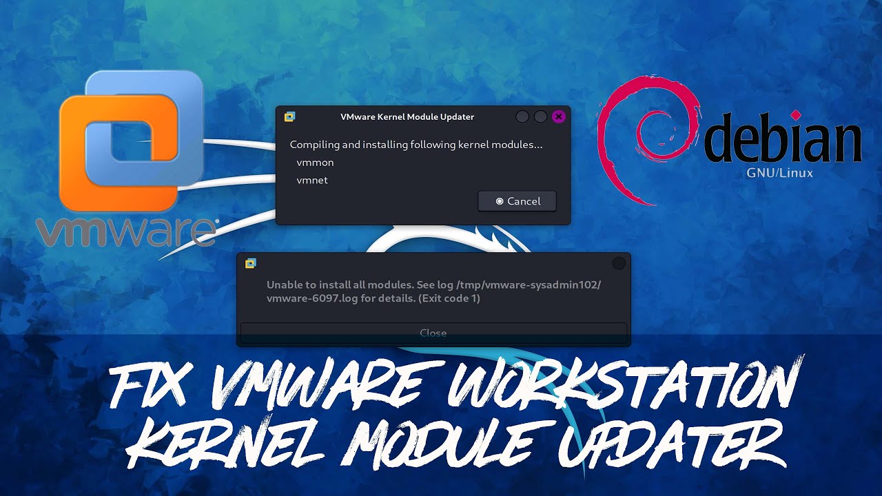 🐧 Debian Linux — исправление ошибок обновления модулей ядра VMware в Kali Linux | Пошаговое руков...