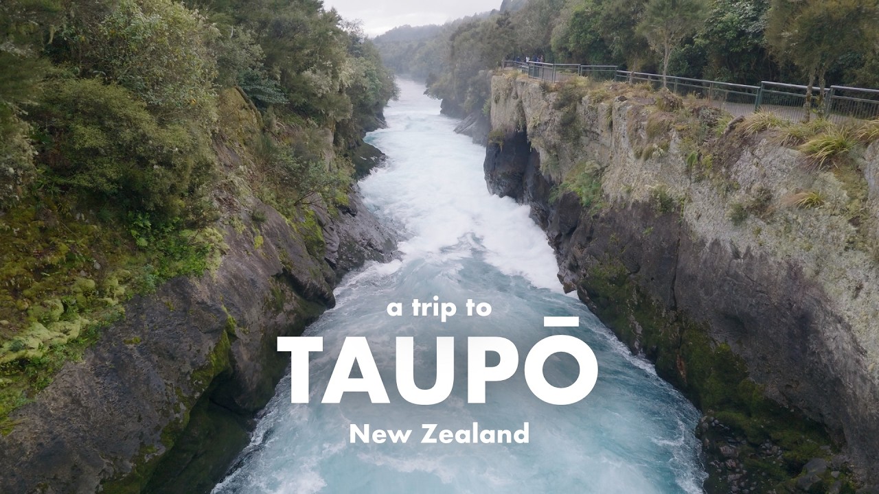 Road Trip New Zealand | Small Towns, Taupo, Huka Falls, Craters of the Moon